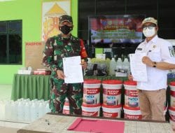 Kodim Palangka Raya Terima Bantuan untuk RS Darurat dan Isolasi