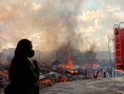 Pertengkaran Pasutri Hanguskan Puluhan Rumah di Tumbang Rungan