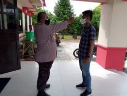 Lindungi Internal dari Covid-19, Polsek Sabangau Terapkan Prokes Ketat