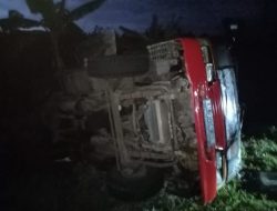 Ambulans “Berakrobatik” Usai Menghindari Tenda Pos Penyekatan