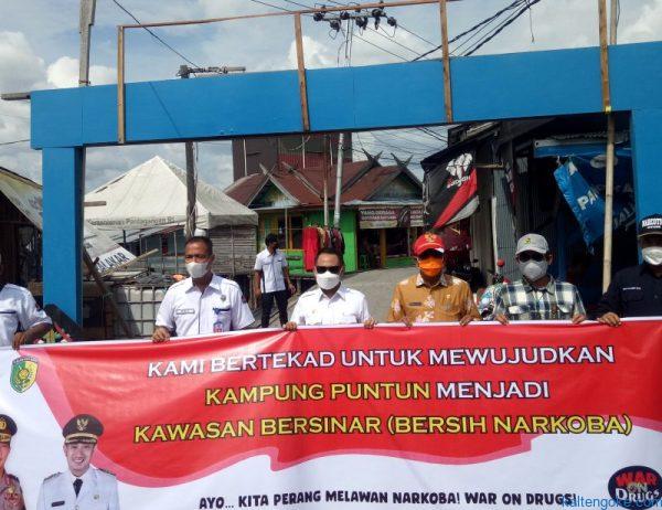 BNNP dan Pemko Palangka Raya Komitmen Besihkan Narkoba dari Ponton