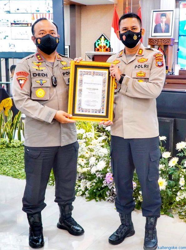 Polres Seruyan Raih Penghargaan Kapolda dalam Penanganan Covid-19