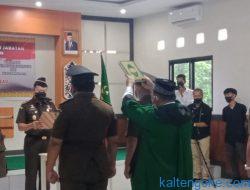 Kajari Pulang Pisau Lantik Kasi Pidsus dan Kasi Datun