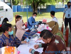 Peringati HDKD 2021, Kanwil Kemenkumham Kalteng Laksanakan Donor Darah