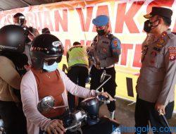 Polda Kalteng Targetkan 1.000 Vaksin Melalui Drive Thru