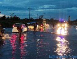 Ruas Jalan Palangka Raya-Kuala Kurun Kembali Banjir