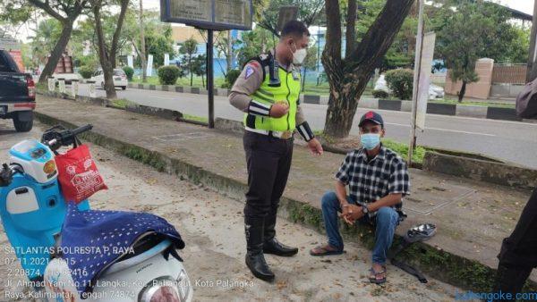 Keluyuran Gunakan Motor Curian, Pelaku Diringkus Petugas Satlantas