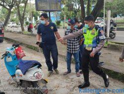 Pelaku Curanmor Kabur, Dikejar Korban dan Terciduk Pak Polantas