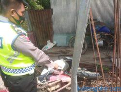 Berangkat Ujian Sekolah, Seorang Pelajar Tewas Tabrak Tiang Listrik