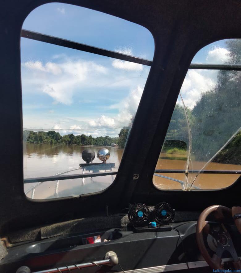 Perahu Tenggelam di Sungai Kahayan, 2 Orang Masih dalam Pencarian