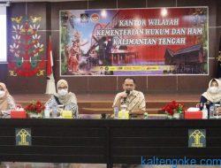 Lima Catar Poltekip/Poktekim Kanwil Kemenkumham Kalteng Ikuti Tes Psikotes