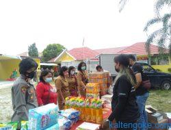 Kapolsek Sebangau Pantau Kegiatan Pasar Murah
