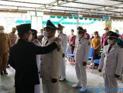 Bupati Katingan Lantik Delapan Pejabat Kepala Desa