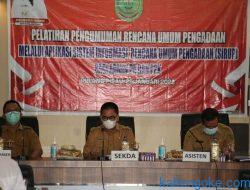 Pemkab Pulpis Gelar Pelatihan RUP Melalui Aplikasi SIRUP
