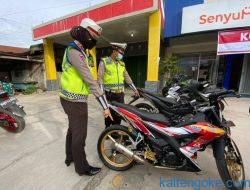 Satlantas Tertibkan Motor Knalpot Brong