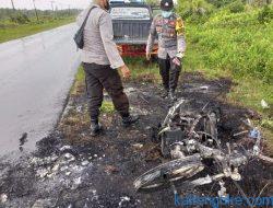 Motor Terbakar, Pemilik Nyaris Gosong