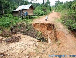 Kondisi Infrastruktur Katingan Tengah Menuju Bukit Raya Memprihatinkan