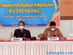 Pemkab Gumas Gelar Musrenbang di Kecamatan Tewah