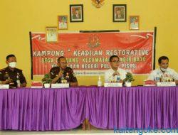 Pemkab Pulpis Apresiasi Peran Kejaksaan Tetapkan Kampung Restoratif