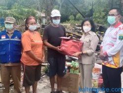 Bupati Pulpis Salurkan Bantuan Bagi Korban Kebakaran