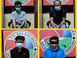 Dua Hari, Empat Kasus Narkoba di Katingan Diungkap, Polisi Sebut Pemakai Rata-rata Penambang