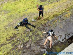 Ngebut, Dua ABG Terjun Bebas dari Jembatan Tumbang Nusa