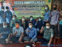 Serap Aspirasi, Srikandi PKS Kapuas Turun ke Desa Telekung Punai