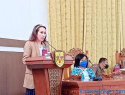 Dewan Gumas Sampaikan Hasil Reses Dalam Rapat Paripurna ke I