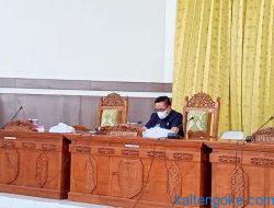 Wakil Bupati Gunung Mas Tanggapi Pandangan Umum Fraksi DPRD