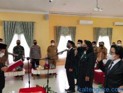 Bupati Katingan Lantik Tiga Pejabat Administrator dan Pengawas