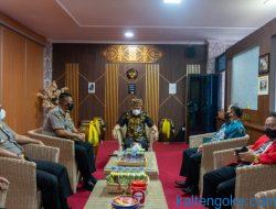 Rektor Terima Kunjungan Pejabat Polda Kalteng Tinjau Ruang Kuliah Untuk Polisi
