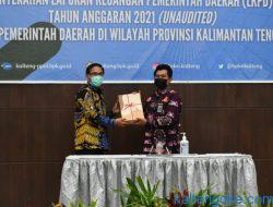 Wabup Serahkan Laporan Keuangan Kabupaten Katingan TA 2021