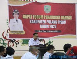 Asisten I Setda Pulpis Buka Acara Forum Perangkat Daerah