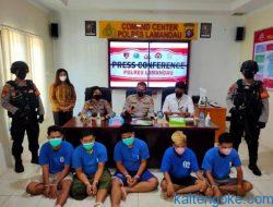 6 Orang Komplotan Curas Bos Sarang Walet Dibekuk, 4 Masih Buron