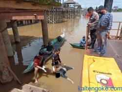 Pria Berpakaian Hitam Mengapung di Kawasan Flamboyan