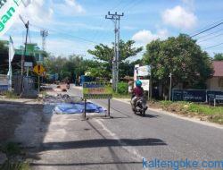 DPU Gumas Melakukan Perbaikan Jalan Sabirin Muchtar