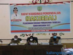 Bupati Pulang Pisau Buka Rakordal Triwulan I Tahun 2022