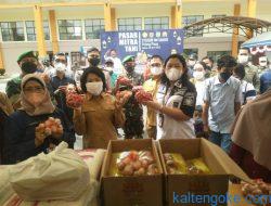 Bupati Pulang Pisau Apresiasi Pasar Mitra Tani