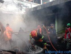 Regulator Gas Bocor, Bengkel Terbakar, Satu Karyawan Alami Luka Bakar