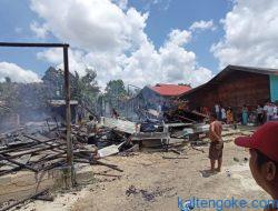 Tiga Rumah di Tumbang Empas Hangus Terbakar
