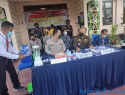 Polres Bartim Musnahkan 497,37 Gram Sabu dan 17 Butir Ineks