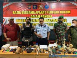Dari Lapas Narkotika Kasongan Petugas Temukan Sajam Rakitan