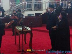 Doni Pimpin Pelantikan PAW Anggota DPRD Murung Raya