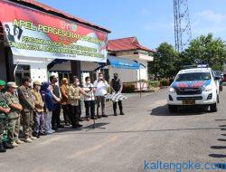 Sekda Pulang Pisau Lepas Logistik Pilkades Serentak