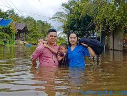 291 Warga dan 97 Rumah di Desa Danau Usung Terendam Air