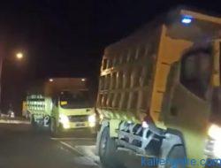 Dewan Geram Puluhan Truk Angkutan PBS Melawan Arus Bebas Melintas