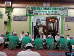 46 Jemaah Calon Haji Katingan Diberangkatkan ke Mekkah