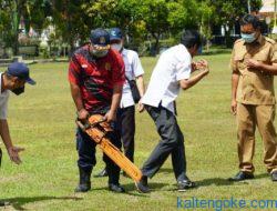 DPKP Palangka Raya Adakan Simulasi Atraksi