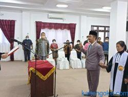 Bupati Gunung Mas Lantik Direktur Utama PDAM