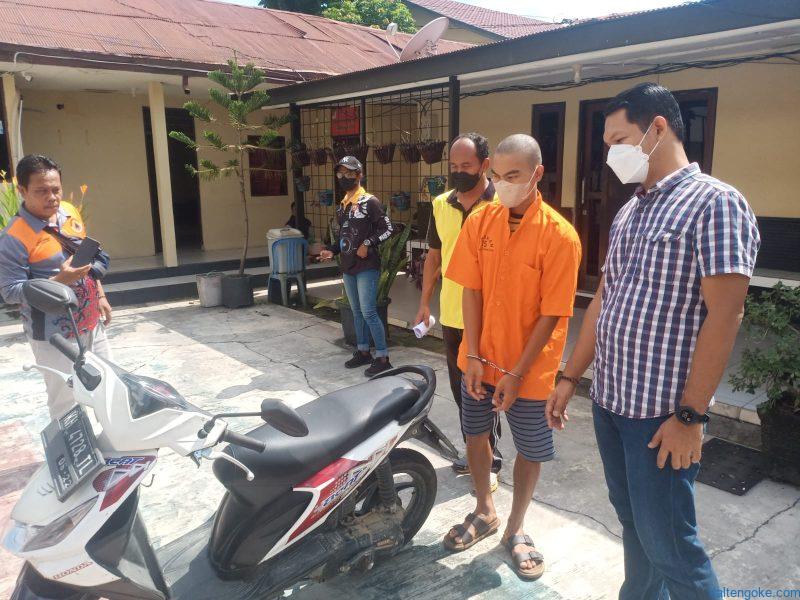 bawa motor kabur